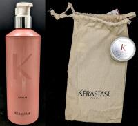 New K&Eacute;RASTASE PARIS Premi&egrave;re Masque Filler R&eacute;parateur Anti-Breakage Repairing Filler Rinse-Out Hair Mask, 75ml + Chroma Absolu Refillable (Empty) Aluminum "Le Bain" Bottle with Branded Cotton Bag | Over $50 Retail Value!