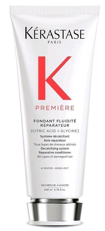 New K&Eacute;RASTASE PARIS Premi&egrave;re Fondant Fluidit&eacute; R&eacute;parateur Anti-Rigidity Decalcifying Repairing Conditioner for All Types of Damaged Hair, 200ml | Retails for $65!