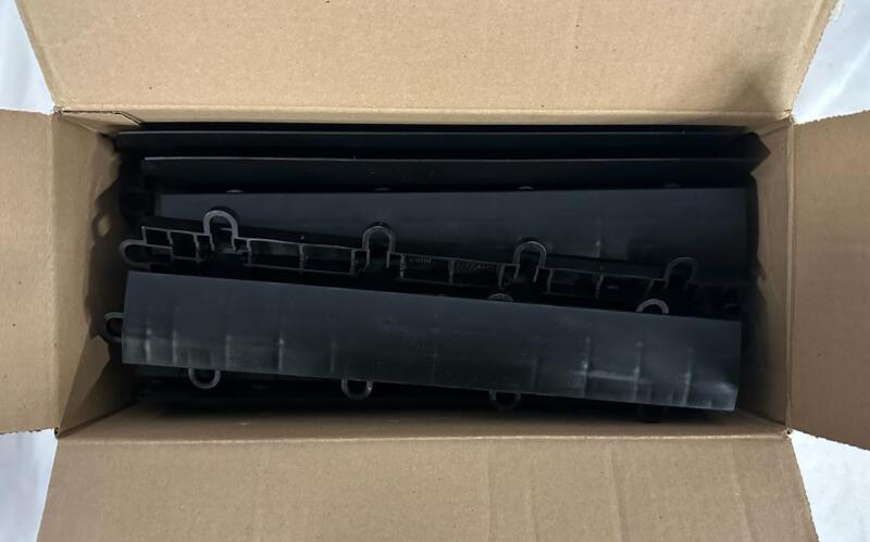 20 Piece Polypropylene garage Door Edge Trim Kit (Black)