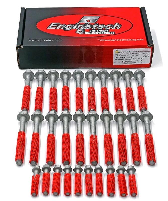 New - ENGINETECH HBK288 Premium Engine Head Bolts FITS: 2007-2014 Chevrolet GMC LS Gen4 4.8L 5.3L 6.0L 6.2L V8 L92 L94 LS4 LY5 LC9 LMG L96 LS9 LZ1 LFA LQ9 (2 SETS) . Retail $115