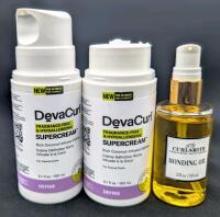 [See Desc] 3&times; Curly Hair Care : 2&times; DEVACURL Define SuperCream for Coarse Curls (150ml) & CURLSMITH Strength Recipe Bonding Oil (60ml)