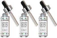 3 New L.A. COLORS Illuminating Skin Enhancer : Instant Dazzling Glittery Glow, #CBID987 Starlight, 15ml ea