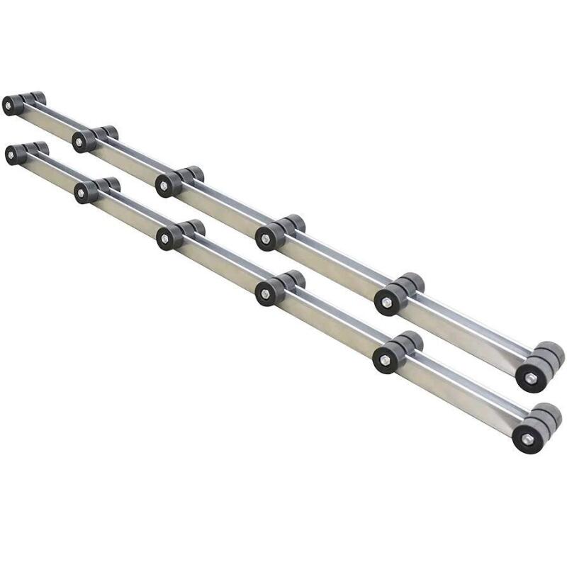 New - Dutton-Lainson 5ft. Boat Deluxe Galvanized Roller Bunks - Pair , Part # 6388 . For boats weighing up to 3,000lbs . Retail $250