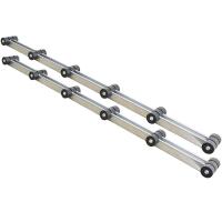 New - Dutton-Lainson 5ft. Boat Deluxe Galvanized Roller Bunks - Pair , Part # 6388 . For boats weighing up to 3,000lbs . Retail $250