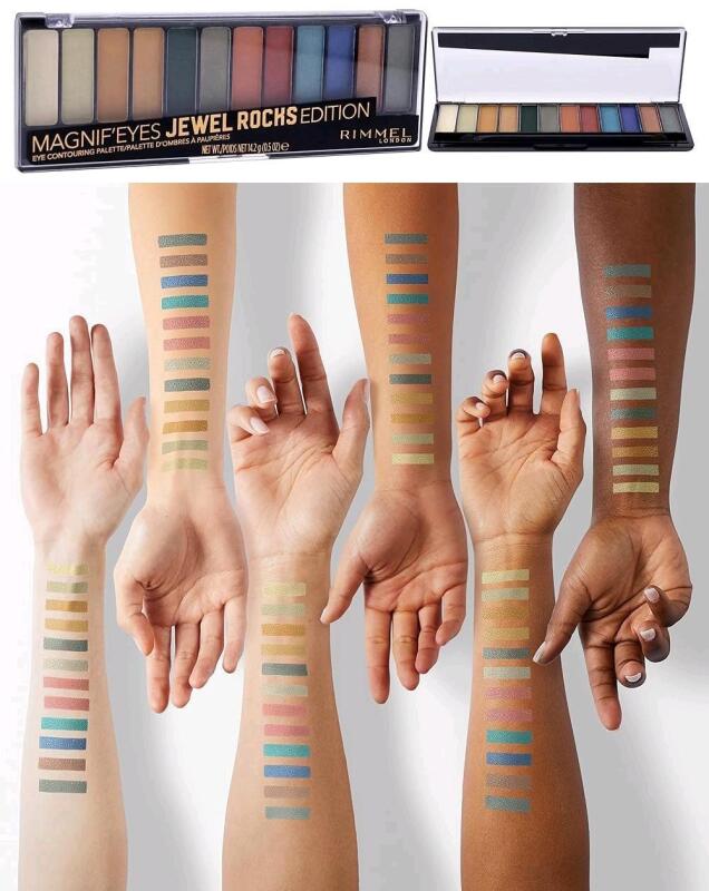 New Rimmel London - Magnif'eyes Eyeshadow Palette : JEWEL ROCKS Edition