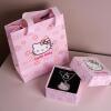 2 Hello Kitty Sanrio Kawaii Pendant Necklaces Presented in Logo Box and Gift Bag Pendants .5 and 1 inch Chains 16-18 and 20&rsquo;&rsquo; - 3