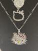 2 Hello Kitty Sanrio Kawaii Pendant Necklaces Presented in Logo Box and Gift Bag Pendants .5 and 1 inch Chains 16-18 and 20&rsquo;&rsquo; - 5