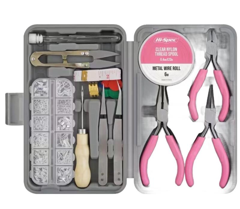 600 Small Components Jewelry Making Kit It Can Also Be Used for Repairs And Comes with a Storage Box for Convenience, Making It Suitable for Home Studio Jewelry Repair And Crafting Approximately 8 x5&rsquo;&rsquo; was sealed open to check content see description
