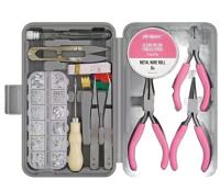 600 Small Components Jewelry Making Kit It Can Also Be Used for Repairs And Comes with a Storage Box for Convenience, Making It Suitable for Home Studio Jewelry Repair And Crafting Approximately 8 x5&rsquo;&rsquo; was sealed open to check content see description