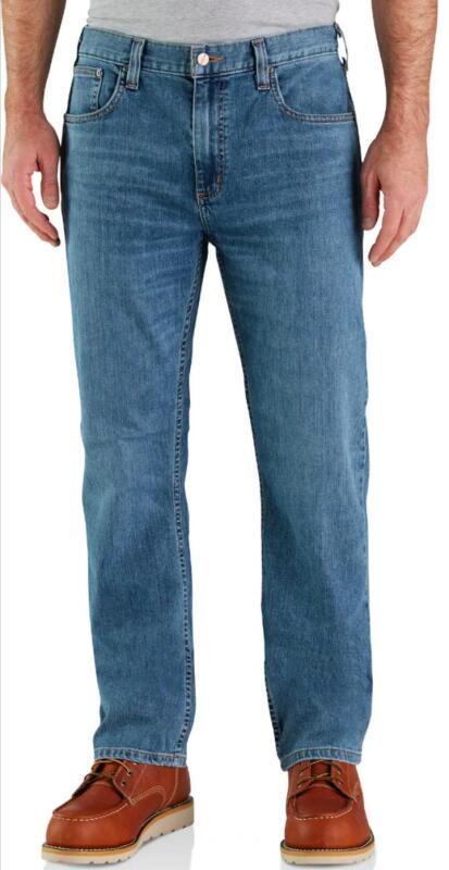 New Size 30&times;34 Men's CARHARTT Rugged Flex Relax For 5-Pocket Jeans, Retails Over $75!