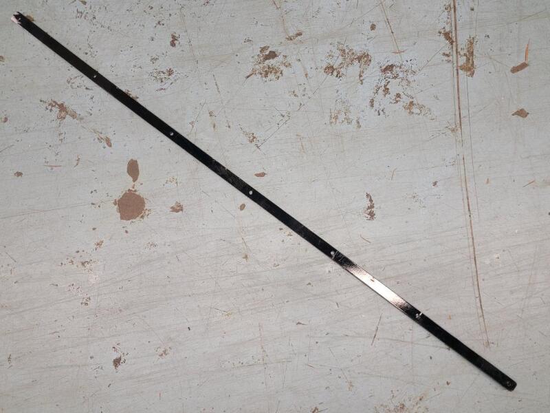 58"&times;1"&times;&frac14;" Metal Bar w/7 Pre-Drilled Holes 9.5" Apart (on center)