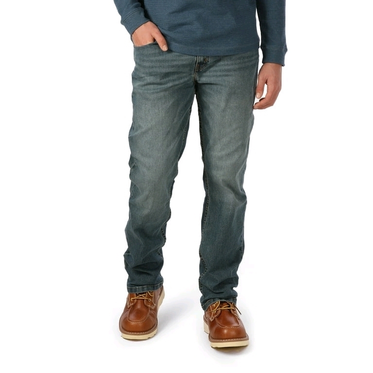 New sz 34x34 Men's George Bootcut Jeans Dark Wash