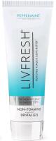 New LIVFRESH Peppermint Whitening Non-Foaming Gel Toothpaste, 250% Better Plaque Removal, 190% Healthier Gums, Tartar Control, SLS-Free Whitening - 50g