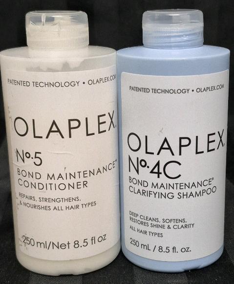 [See Desc] 2 OLAPLEX Shampoo & Conditioner for Hair - NO. 5 Bond Maintenance Conditioner & NO. 4C Bond Maintenance Clarifying Shampoo 250mL