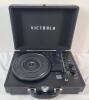 Victrola " The Journey " 3-Speed Suitcase Turntable / Record Player w/Bluetooth Streaming . Tested Working .