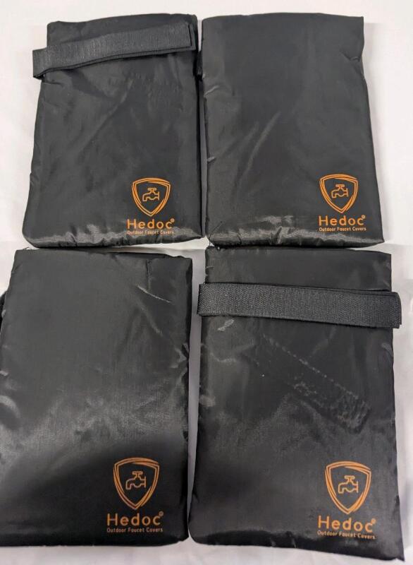 4 New Hedoc Outdoor Faucet Covers. Measure 9" Long