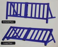 New - Winthai 2pc. Soccer Rebounder Board w/Metal Frame, Adjustable Angles/Heights, Portable Storage Design, Soccer Training Equipment for Precision Passing/Shooting Drills .