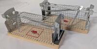 2 New Live Mouse Traps. Reusable. 6" Long