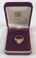 14K HGE Lind Ring , Size 8 . Heavy Gold Electroplated . No damage or signs of wear . Lind Corporation .