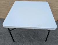 Folding Table. 34" by 34" by 29"