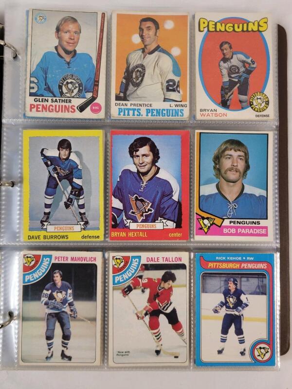 1969 - 2013 Pittsburgh Penguins NHL Hockey Trading Card Singles , 207 Trading Cards .