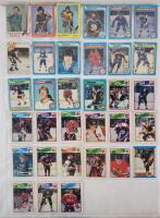 1969 - 1989 NHL Hockey Trading Card Singles , 33 Trading Cards .