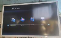 70" Mimio USB / HDMI Touch Screen Boardroom / Classroom Monitor . Model # GT70S06-E . Tested Powers Up , Not Tested Beyond Power Up . Scuffs & Scratches on Edges . Extremely Heavy Monitor