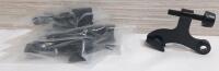 5 Black Hinge Pin Door Stoppers (3")