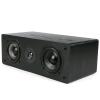 As New - Micca MB42-C Center Channel Speaker with Dual 4-Inch Carbon Fiber Woofer and Silk Dome Tweeter, Black