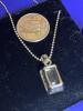 Aquamarine Pendant On 21&rsquo;&rsquo; 925 Italy Sterling Chain - 5