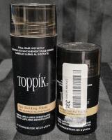 [See desc.] 2 TOPPIK Med Blonde Hair Building Fibers for Instantly Fuller Hair 27.5g & 12g Fill In Fine or Thinning Hair
