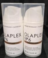 [See Desc] 2 OLAPLEX NO. 6 Bond Smoother Reduces Frizz for Hair 100mL