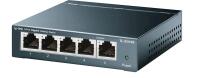 As New TP-Link TL-SG105 5-Port 10/100/1000Mbps Desktop Gigabit Steel Cased Switch.