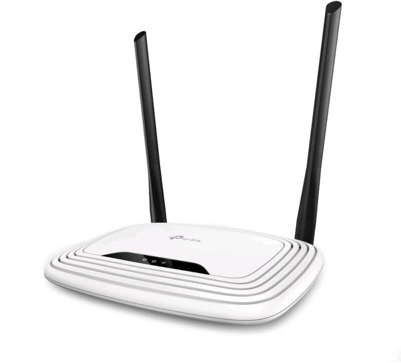 As New TP-Link N300 WiFi Router (TL-WR841N) - 2 x 5dBi High Power Antennas, Supports Access Point, WISP, Up to 300Mbps.