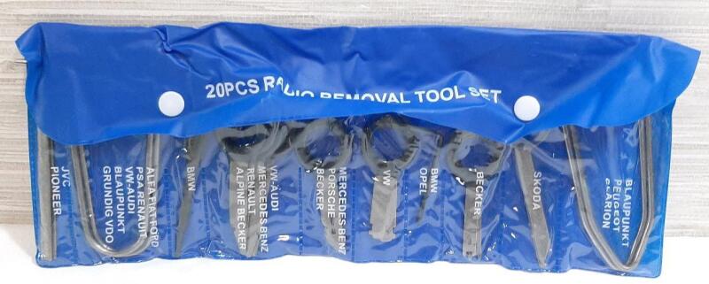 New Pack of 20pcs Car Radio Removal Tools For Different Car Manufacturers
