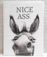New "Nice Ass" Canvas Art (14"&times;12")