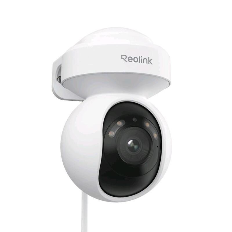 New REOLINK 4K PoE Security Camera for Home Surveillance, Outdoor Camera with Color Night Vision, 355&deg; Pan & 50&deg; Tilt, Auto Tracking, Smart Detection, 2-Way Talk, E1 Outdoor SE PoE. Retails for $120.