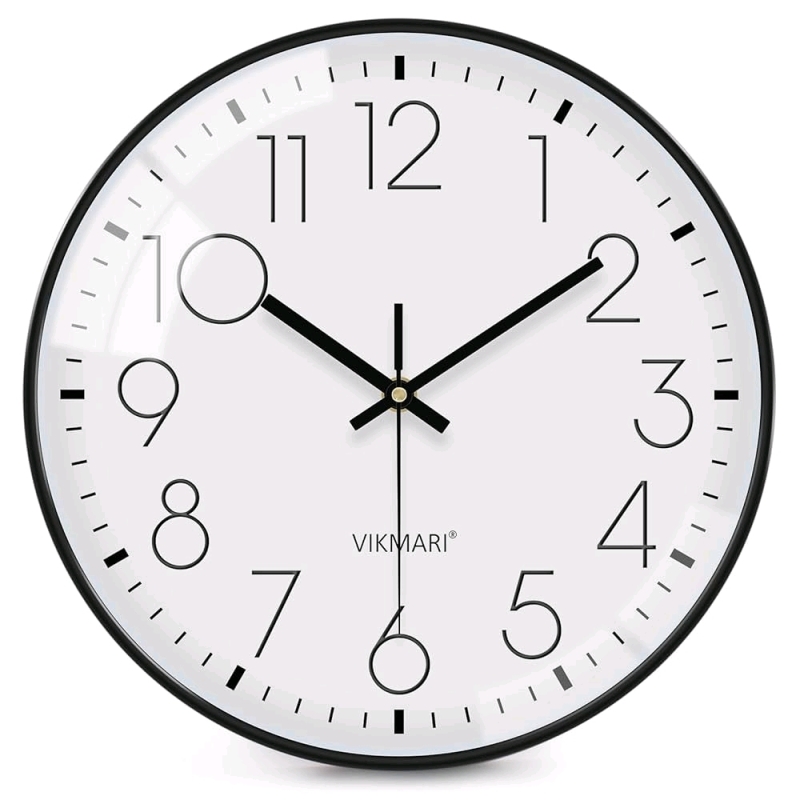 New Vikmari 12" Hanging Wall Clock.