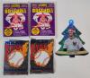 1991 Score Series 2 1991 MLB Baseball Wax Packs (2) , 1991 Nolan Ryan Baseball Wax Packs (2) & 2022 Gerrit Cole Topps Walmart Holiday Mega Baseball Ornament Trading Card # WHO-GC .