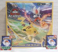 New Pokemon TCG Battle Academy Box Set & 2 6 Card Booster Card Packs