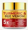 New 70g Turmeric & Bee Venom Firming Cream | 5x Lifting, Smoothing, Hydrating with Hyaluronic Acid, Retinol, Collagen, Vitamin C & E, Alcohol-Free LUCKY MUSN