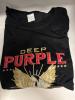 Size XXL Deep Purple Band Highway Star Retro Rock T-Shirt 1972 Classic Album Cover Design Men's Black Cotton Crew Neck Casual Tee Soft Breathable S/ Stock photo added - 2