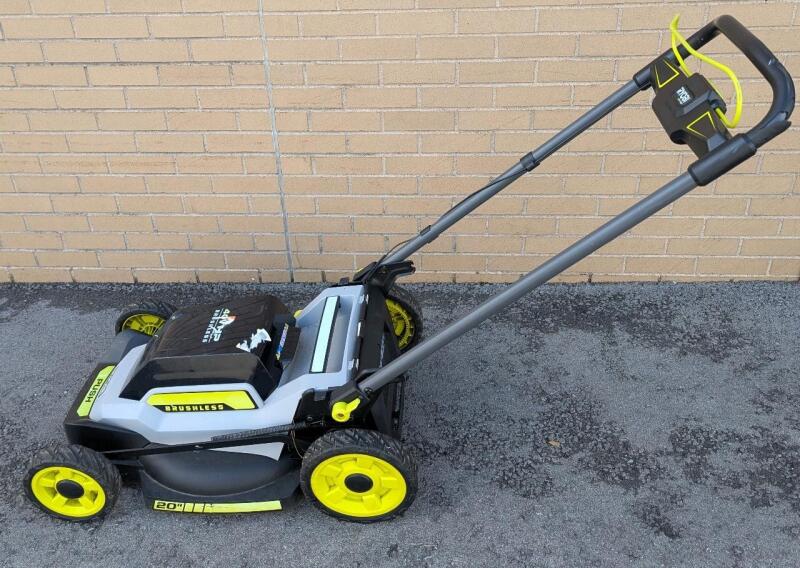 Ryobi 40v HP Brushless 3-1 Electric Lawnmower. As Is