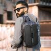 New Bange Men's Shoulder Crossbody Sling Backpack. 12.6" x 7.9" x 4.3". Holds tablet up to 9.7"