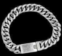 New Miami Cuban Link Chain Bracelet with Box Clasp #81 BB143W, 12mm &times; 8" Long