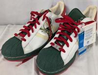 As New Mens Size 13 Adidas Superstar 1 NBA Milwaukee Bucks Shoes [014169]