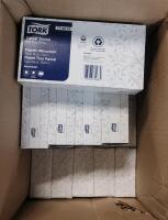 20 New Tork 2-Ply Facial Tissue Boxes , Flat Box . 100 Tissues Per Box .