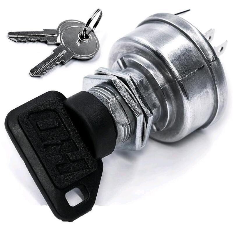New HD SWITCH Starter Ignition John Deere Gator XUV850D w/ 3 Keys & Carabineer, HDK-128
