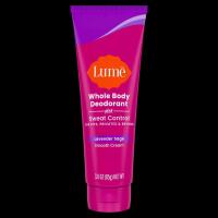 New LUME Lavender Sage | Whole Body Smooth Cream Deodorant + Sweat Control for Pits, Privates & Beyond, 85g