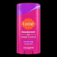 New LUME Lavender Sage | Whole Body Smooth Solid Deodorant + Sweat Control for Pits, Privates & Beyond, 75g